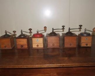 Group of Coffee Grinders