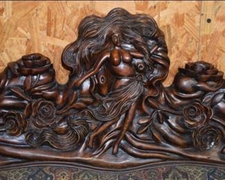 Close Up of carved lady 