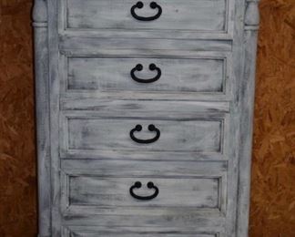 Shabby Chic 5 Drawer Chest
