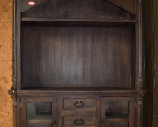 Reclaimed Wood Media Cabinet w/ Drawer Base