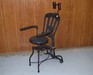 Early Iron Dentist Chair