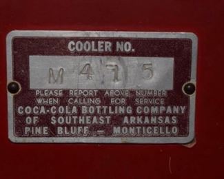 Vendo Modle M475 Coke Machine Paste & Refresh