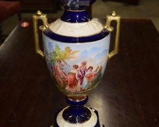 Seaves Style Hand Pained Vase