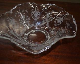 Heisey Orchid Bowl
