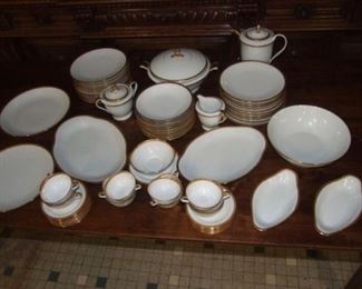 Large Set of Porcelain Dinner Service