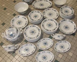 Large Set of Porcelain Dinner Service