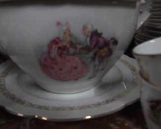 Large Porcelain Dinnerware Set