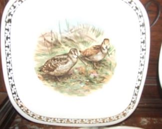 8 Piece Game Plates Limoges