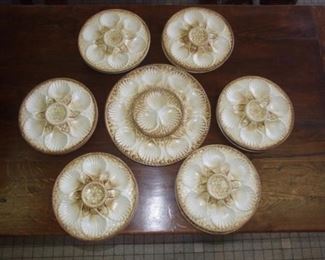 13 Piece Oyster Plate Set