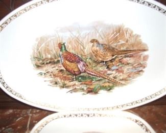 8 Piece Game Plates Limoges