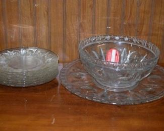 Clear Depression Glassware