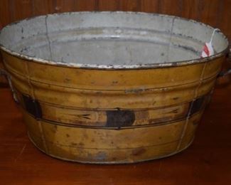 Painted Tin Bucket