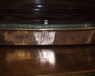 18 C Copper Fish Steamer w/ bale handle 