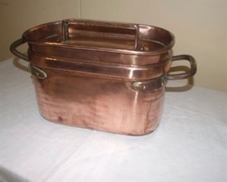 Enormous 18 C Copper Fish Steamer