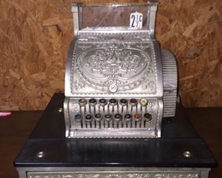 Rare Nickel Silver National Cash Register Model 327