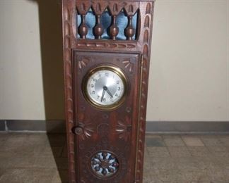 Cabinet Makers Tiny Salesman Sample Breton Long Case Clock