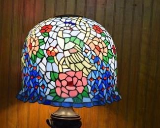 Leaded Glass Lamp Shade 
