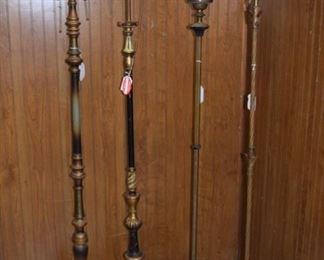 4 Victorian & French Floor Lamps