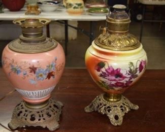 Hand Painted Lamp Bases