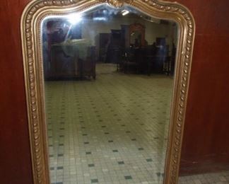 Large Louis XV Gold Gilt Mirror
