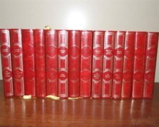 Red Leather Bound Books