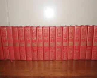 Red Leather Bound Books