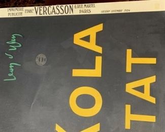 Paris Stamp and Signature