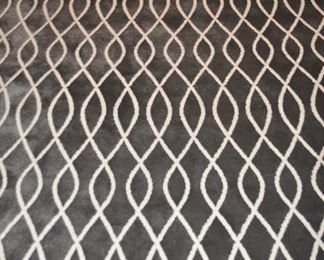 Gray pattern Balta Area Rug made in Belgium 7’ x 5’ 3” 