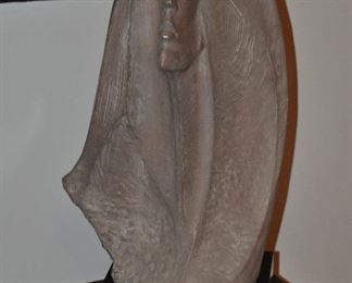 David Fisher Female bust sculpture “Star Gazer” for Austin Prod. 1981. 13”w x 13”d x 26”h