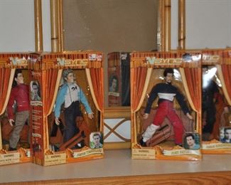 Vintage N'Sync marionette puppets from the 2000 tour