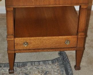 Vintage Drexel one drawer side table, 20"w x 26"d x 22"h