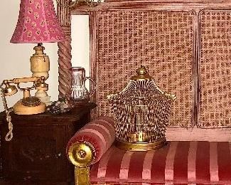 Gorgeous Queen headboard and Robb & Stucky Italian style bench.