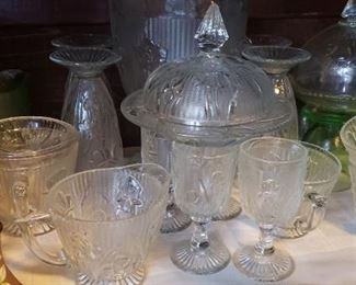 Jeanette Glass, Iris & Herringbone