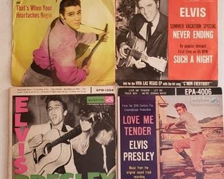 Albums, vinyl records, Elvis