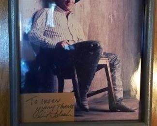 Clint Black Country music singer autograph