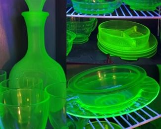 Vintage Uranium Glass