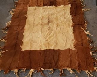 animal hide quilt