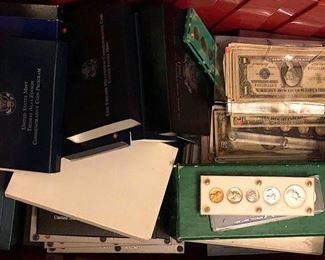 HUGE SELECTION OF COINS! Proof Sets, Currency, Silver Certificates and Much More!