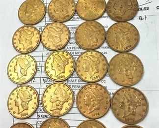 Gold $20 Coins