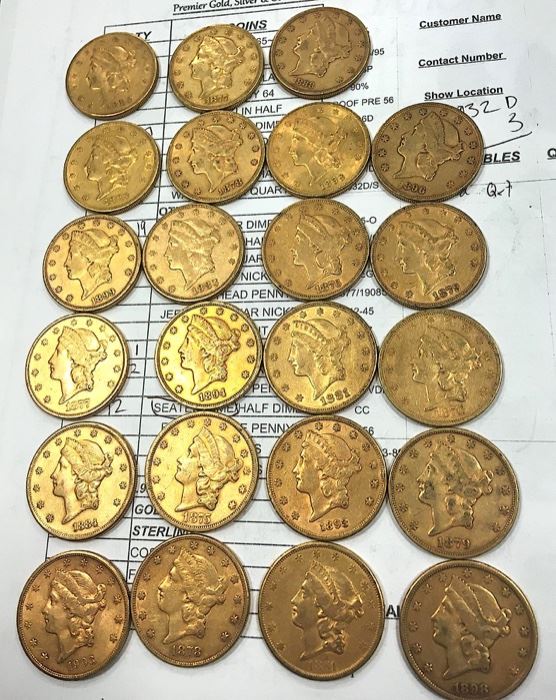 Gold $20 Coins