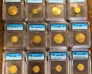 Graded Gold Coins