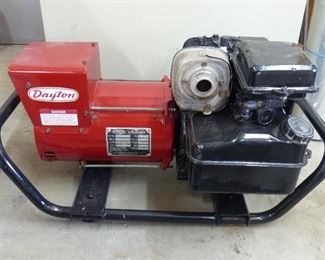 Dayton Gener4ator, Briggs Stratton Engine, 5 HP 120V
