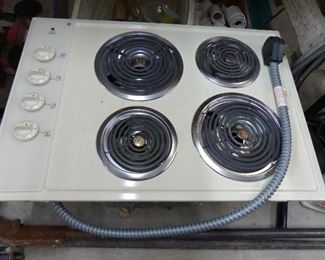 4 burner electric range top