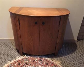 MCM round front cabinet