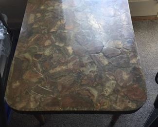 Vintage polymer table
