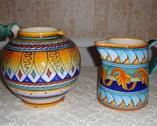 POTTERY FROM ITALY & PORTUGAL