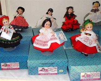 MADAME ALEXANDER DOLL COLLECTION WITH BOXES