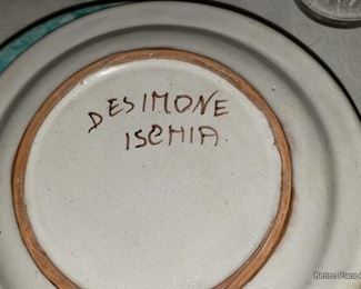 ischia Desimone Vintage Italian Plates