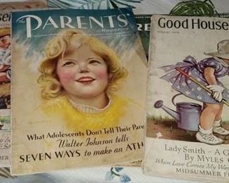  Magazines from the 30's and 40's, parents, Good Housekeeping and more