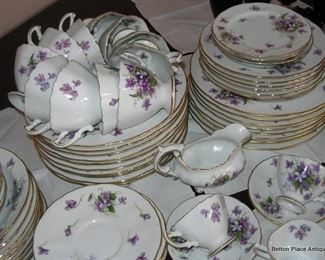Occupied Japan Spring Violets dinnerware 